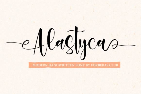 Alastyca: A Handwritten Font for Elegant Campaigns