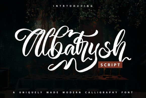 Albatrysh: Elevate Your Campaign with a Bold Script Font