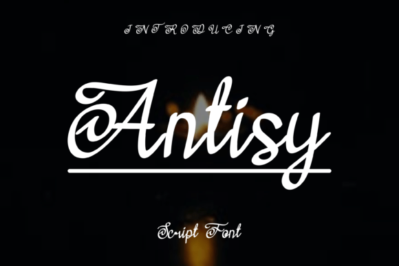Antisy: A Delicate Handwritten Font for Polished Branding