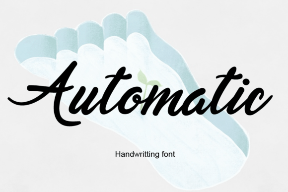 Automatic: A Graceful Calligraphic Font for Crafters
