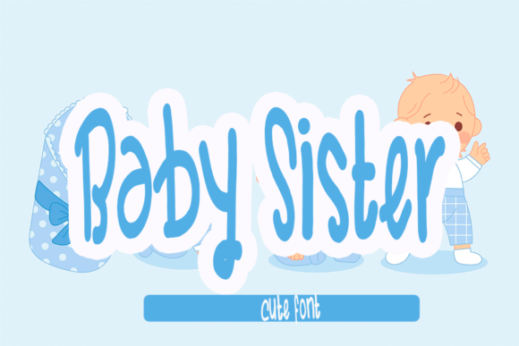 Baby Sister: A Playful Handwritten Font for Editorial Design
