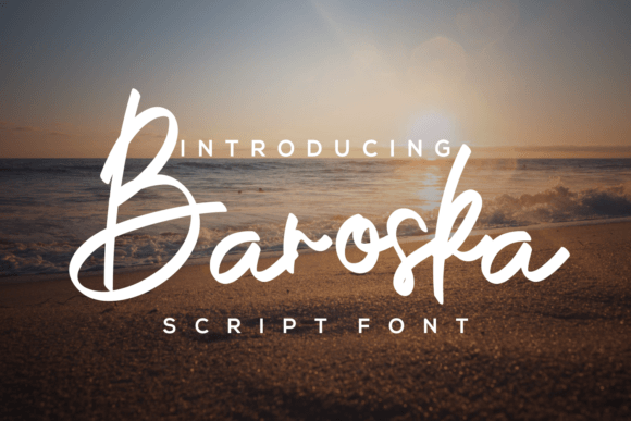Baroska: A Handwritten Font for Elegant Branding