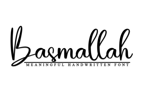 Basmallah: A Delicate Handwritten Font for Modern Web Design