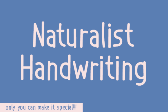 Bring Your Handmade Creations to Life with Naturalist Handwriting