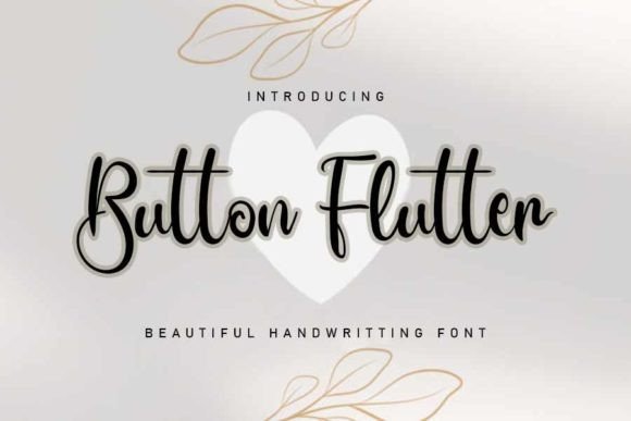 Button Flutter: A Playful Script for Modern Design