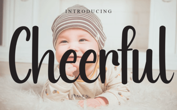 Cheerful: A Handwritten Font for Editorial Elegance