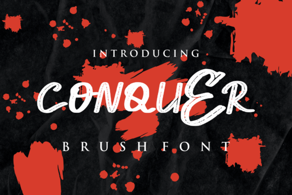 Conquer: A Bold Handwriting Font for Impactful Campaigns