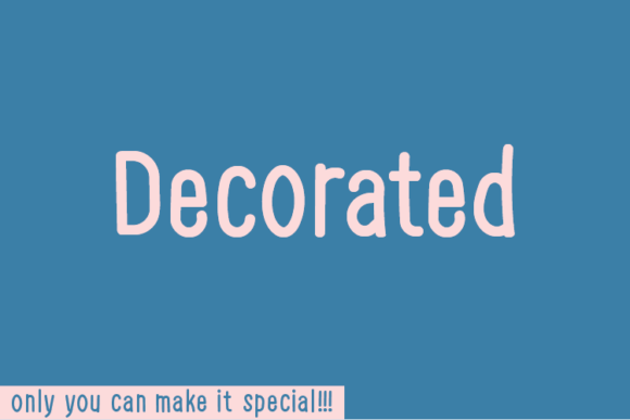 Decorated: A Script Font with Elegance and Charm