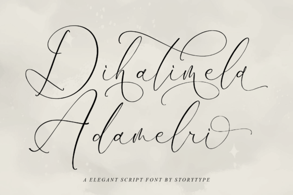 Discover Dihatimela Adamelri: A Charming Script Font