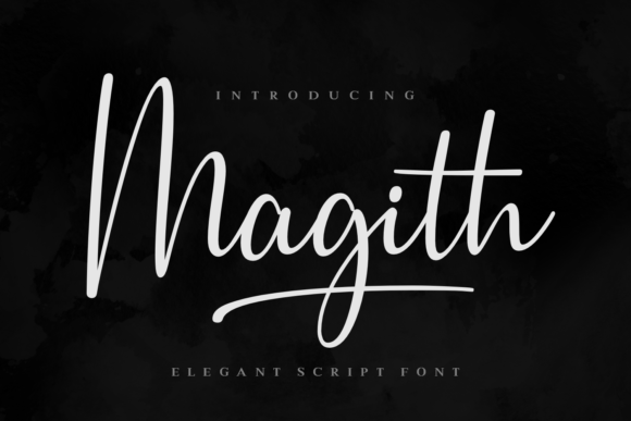 Discover Magith: The Elegant Script Font for Editorial Design