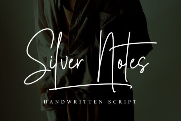 Discover the Elegance of Silver Notes: A Stylish Handwritten Font