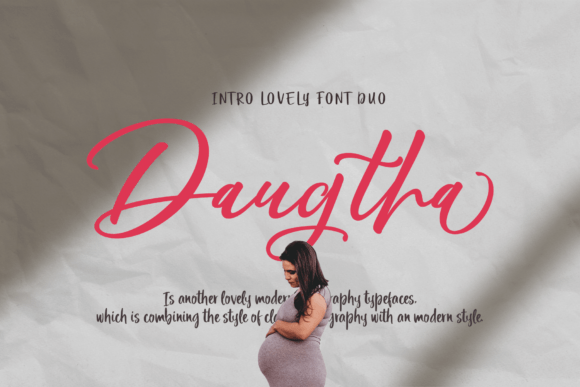 Elevate Your Web Design with Daugtha Script Font