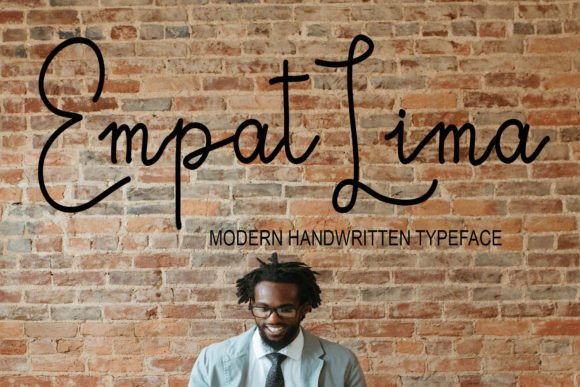 Empat Lima: A Handwritten Font for Web Design