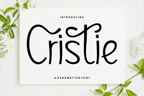 Enhance Your Brand with Cristie: A Stylish Handwritten Font