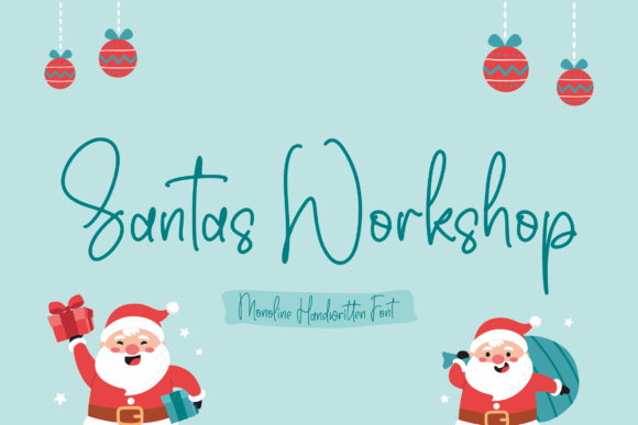 Enhance Your Brand with Santas Workshop Font