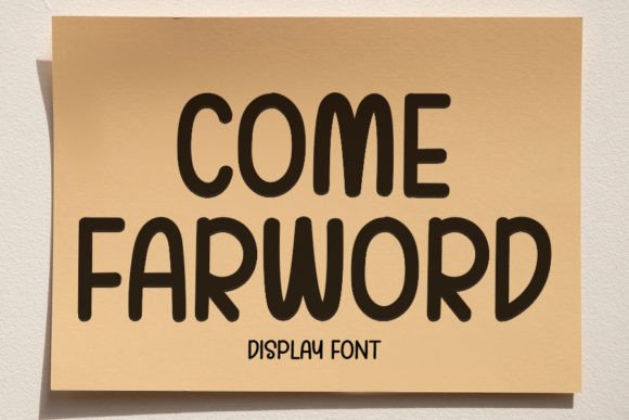 Enhancing Editorial Elegance with Come Farword Font