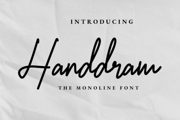 Handraw: A Stylish and Elegant Handwritten Font for Crafters