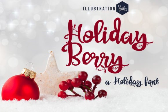 Holiday Berry: A Festive Script Font for Eye-Catching Campaigns