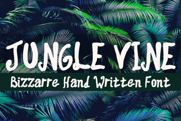 Jungle Vine: A Whimsical Script Font for Creative Projects