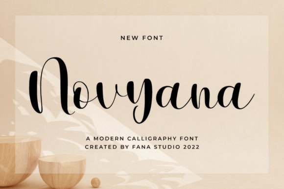 Novyana: Elevate Your Brand with This Elegant Script Font