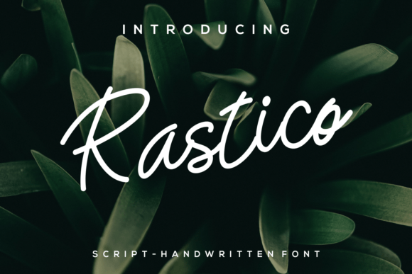 Rastico: A Handwritten Font for Charming Editorial Design