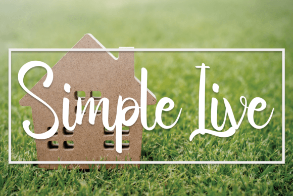 Simple Live: A Sweet and Smooth Handwritten Font for Branding