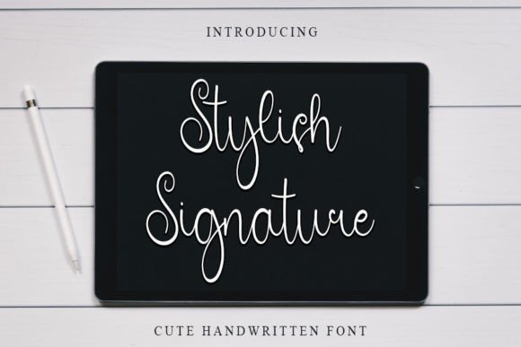 Stylish Signature: A Handwritten Font for Elegant Web Design