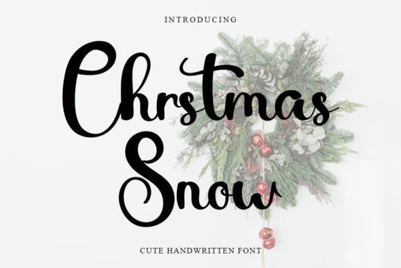 Transform Your Brand with Christmas Snow Font
