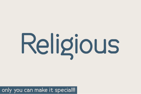 Transform Your Brand with Religious: A Unique Handwritten Font