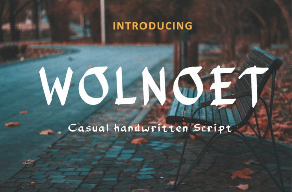 Wolnoet: A Handwritten Font for Editorial Charm